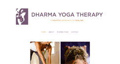 Desktop Screenshot of dharmayogatherapy.com