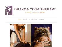 Tablet Screenshot of dharmayogatherapy.com